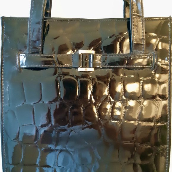 Faux Croc handbag - Picture 1 of 3